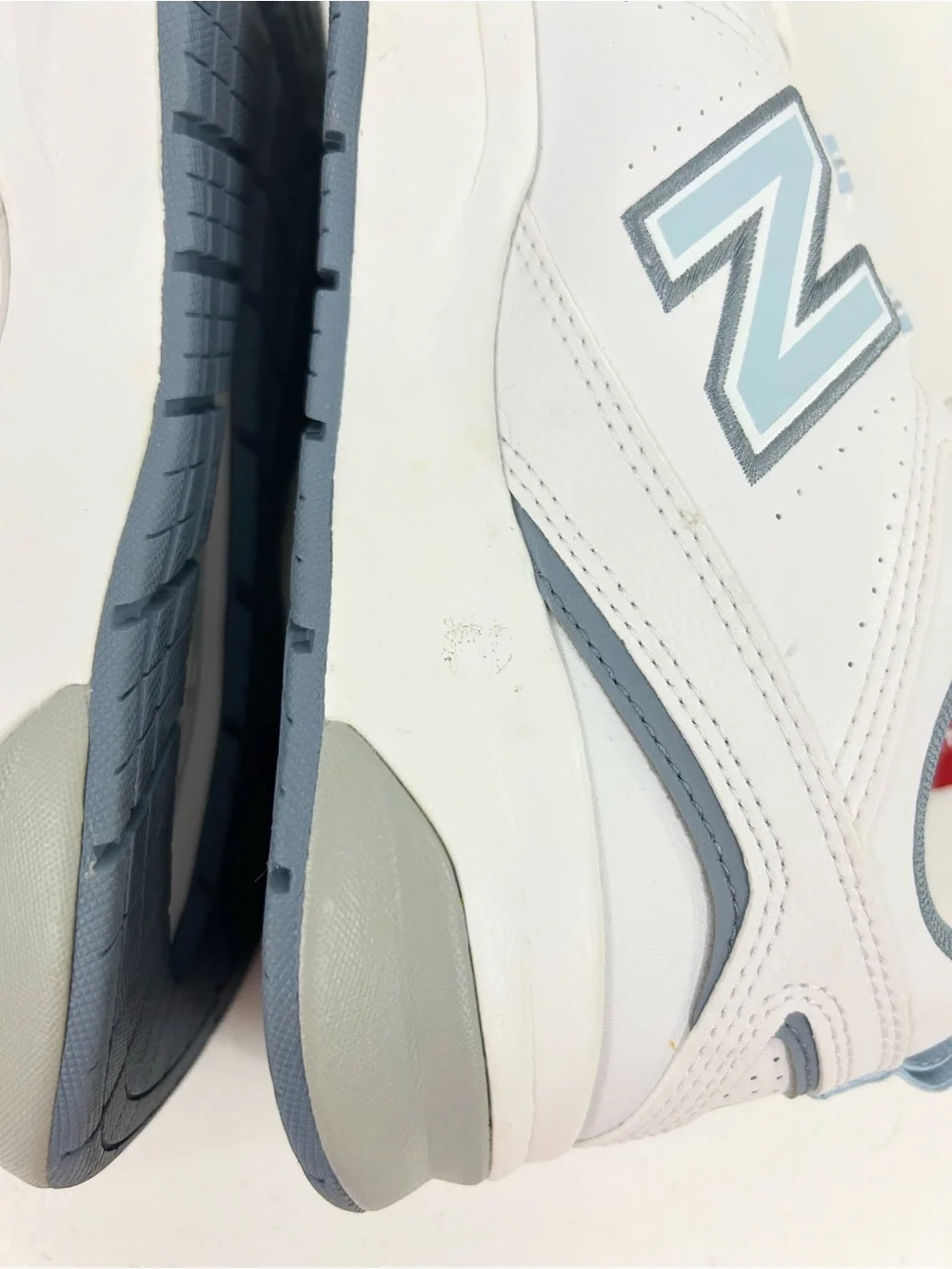 New Balance WX608v5 Sneakers White and Light Blue